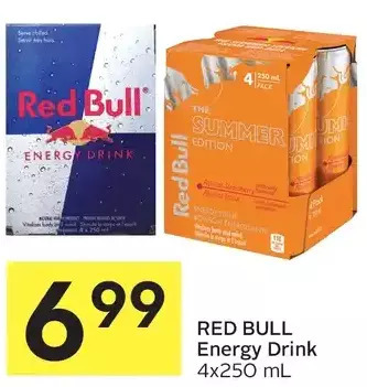 Foodland Red Bull Energy Drink offer