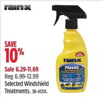 Canadian Tire Rain-X Windshield Treatments offer
