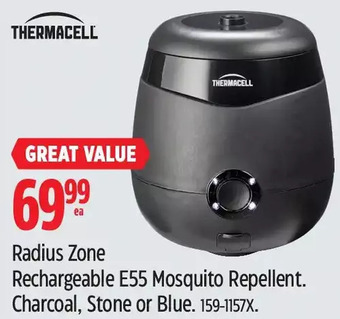 Canadian Tire Thermacell Radius Zone Rechargeable E55 Mosquito Repellent offer
