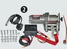 Canadian Tire 4000-lb ATV/Utv 12V Winch offer