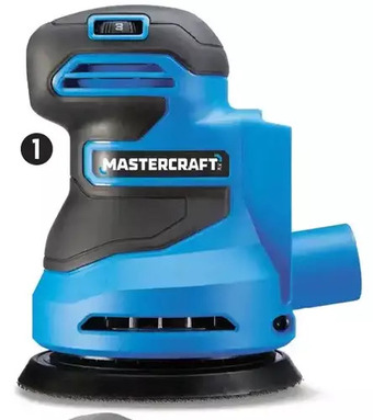 Canadian Tire Mastercraft 20V Cordless Random Orbit Sander, Tool Only offer