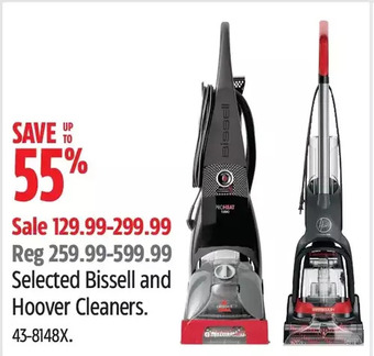 Canadian Tire Bissell and Hoover Cleaners offer
