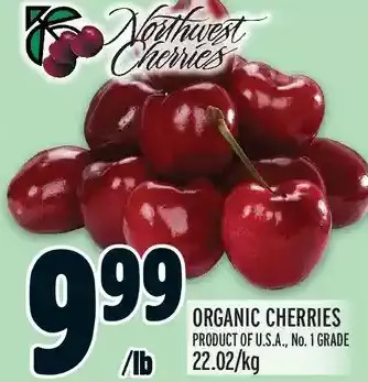 Metro Organic Cherries offer