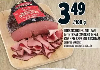 Metro Irresistibles Artisan Montreal Smoked Meat, Corned Beef or Pastrami offer