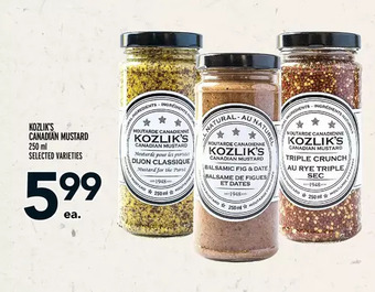Metro Kozlik's Canadian Mustard offer