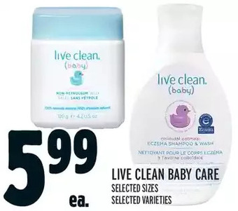 Metro Live Clean Baby Care offer