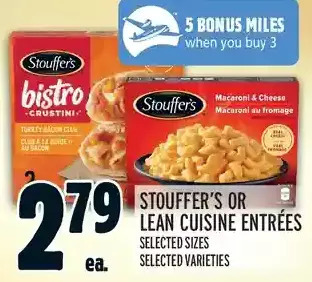 Metro Stouffer's or Lean Cuisine Entrées offer