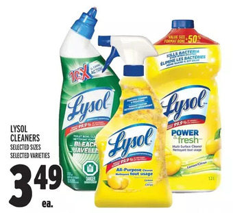 Metro Lysol Cleaners offer