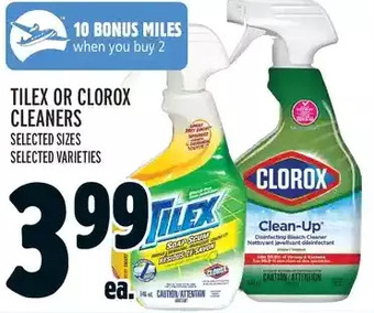 Metro Tilex or Clorox Cleaners offer