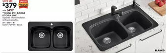 RONA Blanco "Vienna 210" Double Kitchen Sink offer