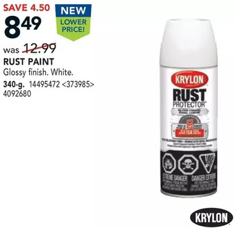 RONA Krylon Rust Paint offer