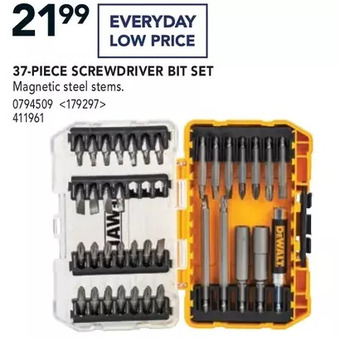 Lowe's 37-Piece Screwdriver Bit Set offer