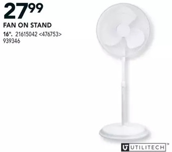 Lowe's Utilitech Fan on Stand offer