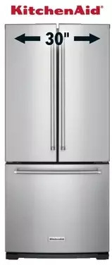 Lowe's Kitchenaid 20 Cu. Ft. Refrigerator offer