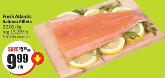 FreshCo Fresh Atlantic Salmon Fillets offer