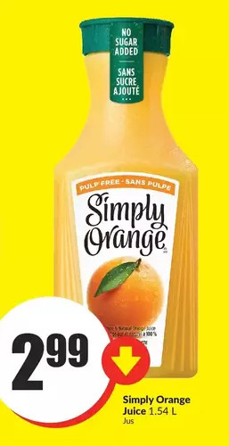 FreshCo Simply Orange Juice offer