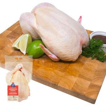Walmart Maple Leaf Fresh Air-Chilled Whole Chicken offer