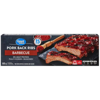 Walmart Great Value Pork Back Ribs offer