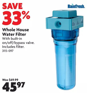 Home Hardware Whole House Water Filter offer