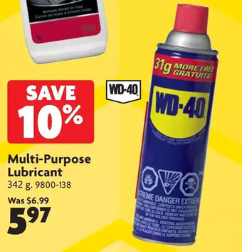 Home Hardware Multi-Purpose Lubricant offer