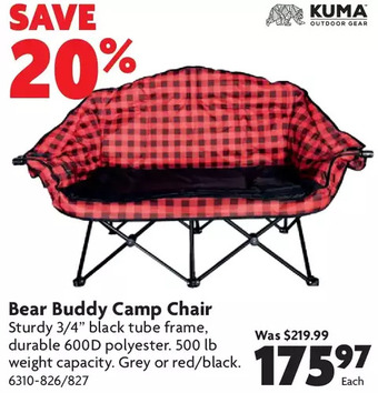 Home Hardware Bear Buddy Camp Chair offer