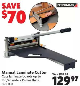 Home Hardware Manual Laminate Cutter offer