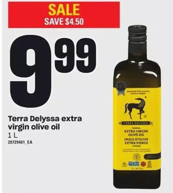 Zehrs Markets Terra Delyssa Extra Virgin Olive Oil offer
