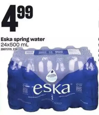 Loblaws Eska Spring Water offer