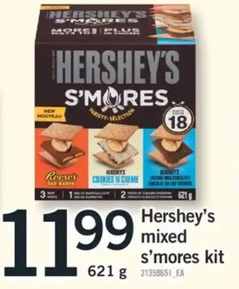 Fortinos Hershey's Mixed S'mores Kit offer