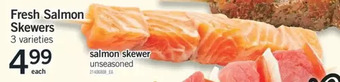 Fortinos Fresh Salmon Skewers offer
