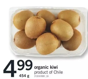 Fortinos Organic Kiwi offer