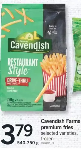 Fortinos Cavendish Farms Premium Fries offer