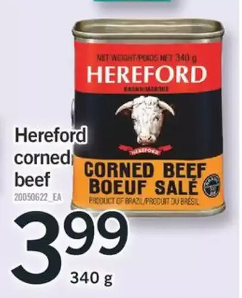 Fortinos Hereford Corned Beef offer