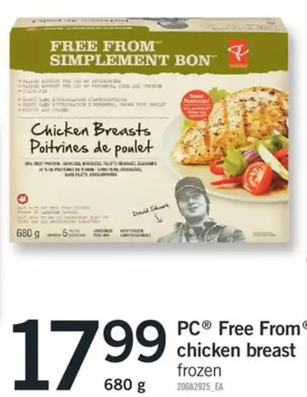 Fortinos PC Free from Chicken Breast offer