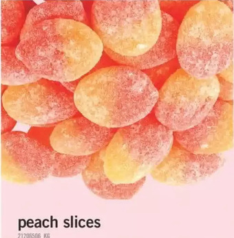 Fortinos Peach Slices offer