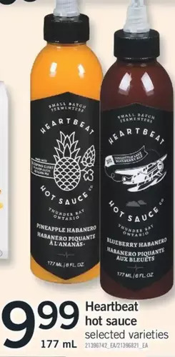 Fortinos Heartbeat Hot Sauce offer