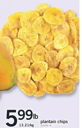 Fortinos Plantain Chips offer
