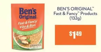 Fortinos Ben's Original Fast & Fancy Products offer