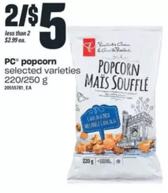 Independent Grocer PC Popcorn offer