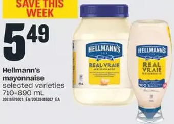 Independent Grocer Hellmann's Mayonnaise offer