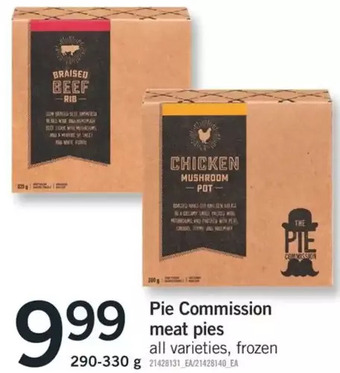 Fortinos Pie Commission Meat Pies offer