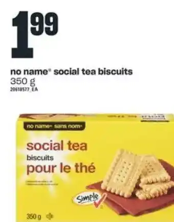 Independent Grocer No Name Social Tea Biscuits offer