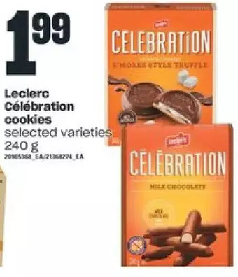 Independent Grocer Leclerc Celebration Cookies offer