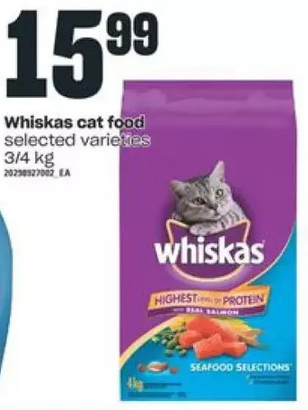 Independent Grocer Whiskas Cat Food offer