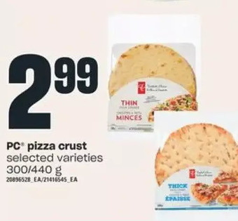 Independent Grocer PC Pizza Crust offer