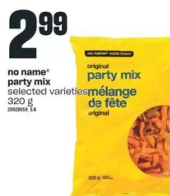 Independent Grocer No Name Party Mix offer