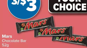 PharmaChoice Mars Chocolate Bar offer