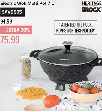 Linen Chest Heritage The Rock Electric Wok Multi Pot offer