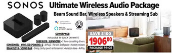 2001 Audio Video Sonos Ultimate Wireless Audio Package offer