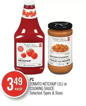 Shoppers Drug Mart PC Tomato Ketchup or Cooking Sauce offer